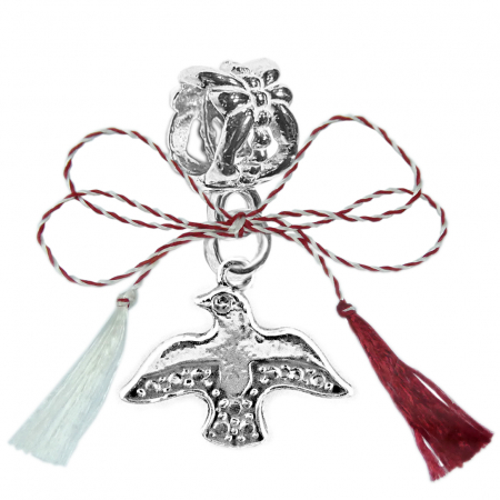 Charmuri - Martisor Charm argint Porumbel 9203150 Dras
