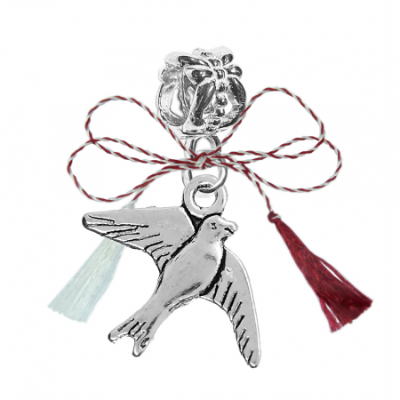 Charmuri - Martisor Charm argint Randunica 9855220 Dras