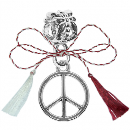 Charmuri - Martisor Charm argint Semnul pacii 9597200 Dras