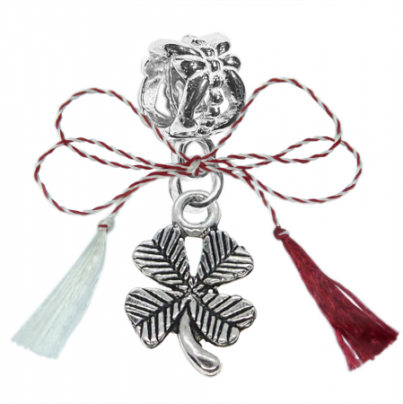 Charmuri - Martisor Charm argint Trifoi 9730230 Dras