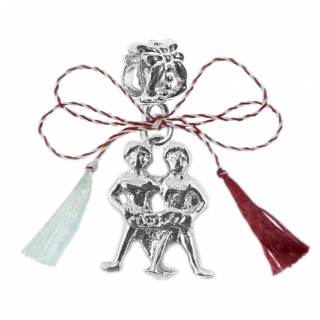 Charmuri - Martisor Charm argint zodie Gemeni zodiac european 9242160 Dras