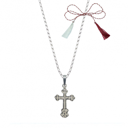 Lantisoare/coliere - Martisor Lantisor argint personalizat cruciulita argint 4171FIG01330 Dras
