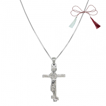 Lantisoare/coliere - Martisor Lantisor argint personalizat cruciulita argint 4217VEN420 Dras