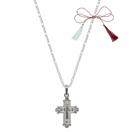 Lantisoare/coliere - Martisor Lantisor argint personalizat cruciulita argint 4239FIG31395 Dras