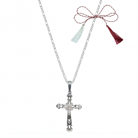 Lantisoare/coliere - Martisor Lantisor argint personalizat cruciulita argint 4274FIG31325 Dras