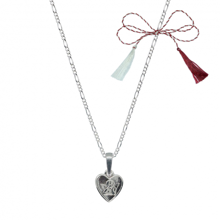 Lantisoare/coliere - Martisor Lantisor argint personalizat medalion Ingeras argint 4359FIG31370 Dras