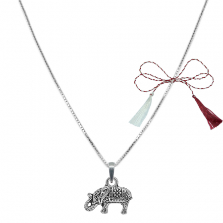 Lantisoare/coliere - Martisor Lantisor argint personalizat pandantiv Elefant 9697VEN460 Dras