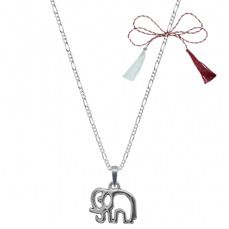 Lantisoare/coliere - Martisor Lantisor argint personalizat pandantiv Elefant 9708FIG31390 Dras