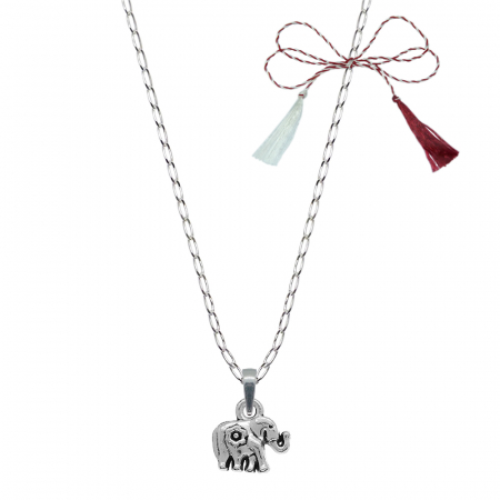 Lantisoare/coliere - Martisor Lantisor argint personalizat pandantiv Elefant 9874FIG01360 Dras