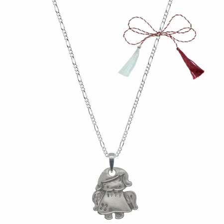 Lantisoare/coliere - Martisor Lantisor argint personalizat pandantiv Fetita Ingeras 7232FIG31700 Dras