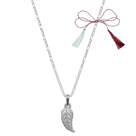 Lantisoare/coliere - Martisor Lantisor argint personalizat pandantiv Frunza 10079FIG31320 Dras