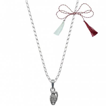 Lantisoare/coliere - Martisor Lantisor argint personalizat pandantiv Grenada 6744FIG01395 Dras