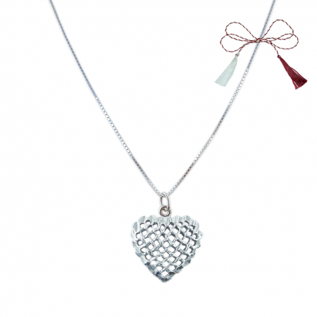 Lantisoare/coliere - Martisor Lantisor argint personalizat pandantiv Inimioara argint argint 4390VEN390 Dras