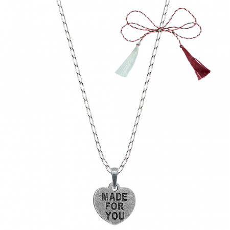 Lantisoare/coliere - Martisor Lantisor argint personalizat pandantiv Inimioara made for you 9573FIG01400 Dras