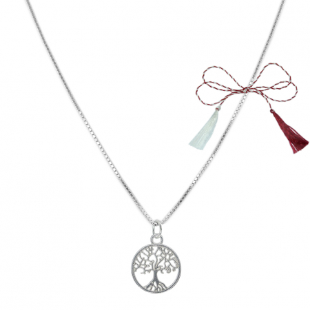 Lantisoare/coliere - Martisor Lantisor argint personalizat pandantiv Pomul vietii argint 9494VEN330 Dras
