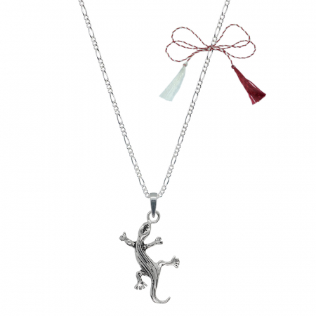 Lantisoare/coliere - Martisor Lantisor argint personalizat pandantiv Soparla 6208FIG31510 Dras