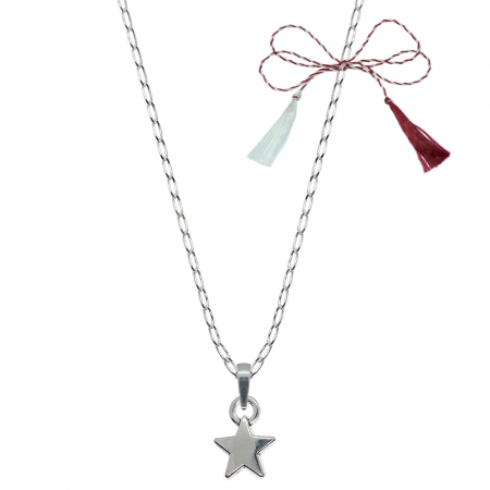 Lantisoare/coliere - Martisor Lantisor argint personalizat pandantiv Stea 9592FIG01270 Dras
