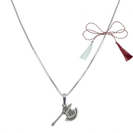 Lantisoare/coliere - Martisor Lantisor argint personalizat pandantiv Topor 9647VEN300 Dras