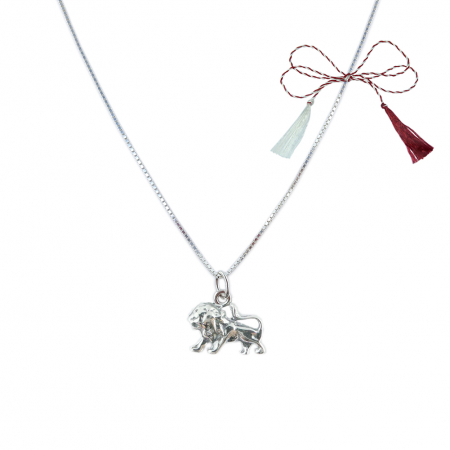 Lantisoare/coliere - Martisor Lantisor argint personalizat pandantiv zodie Leu zodiac european argint 9241VEN255 Dras