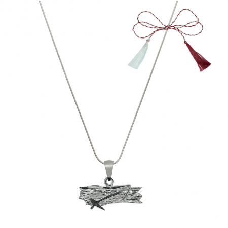 Lantisoare/coliere - Martisor Lantisor argint personalizat pandantiv zodie Sagetator zodiac grecesc argint 4132SCH640 Dras