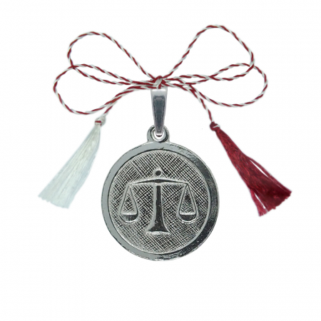 Pandantive - Martisor Medalion argint zodie Balanta zodiac european 4201200 Dras