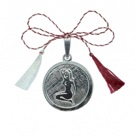 Pandantive - Martisor Medalion argint zodie Fecioara zodiac european 4201200 Dras