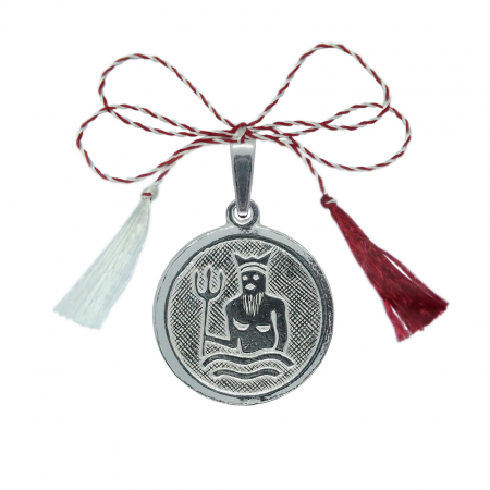 Pandantive - Martisor Medalion argint zodie Varsator zodiac european 4201200 Dras