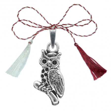 Pandantive - Martisor Pandantiv argint Bufnita 9685215 Dras