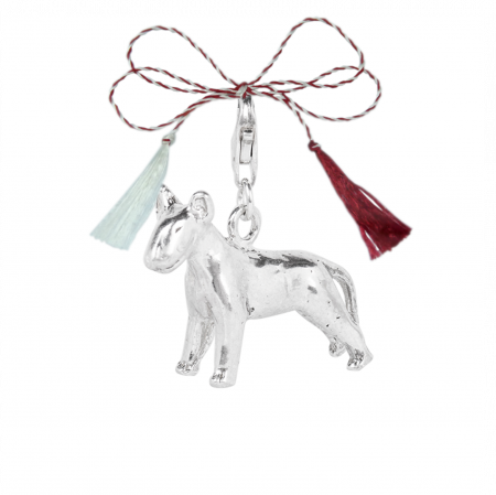 Pandantive - Martisor Pandantiv argint carabina Caine Bull Terrier 6050675 Dras