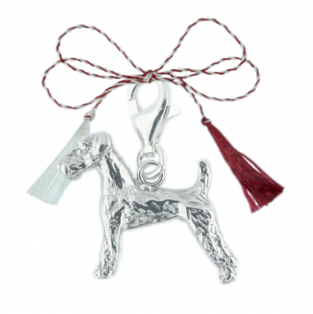 Pandantive - Martisor Pandantiv argint carabina Caine Fox Terrier 6055280 Dras