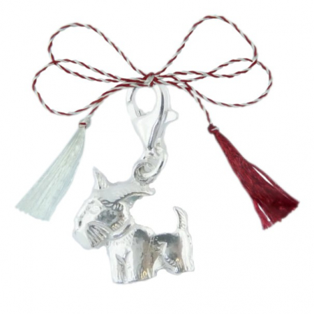 Pandantive - Martisor Pandantiv argint carabina Caine Schnautzer 6053170 Dras