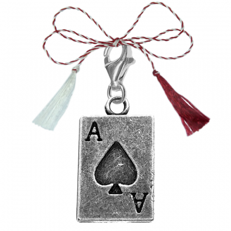 Pandantive - Martisor Pandantiv argint carabina Carte joc As 9580380 Dras