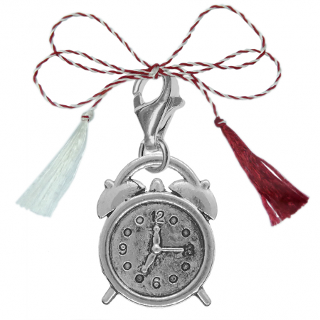 Pandantive - Martisor Pandantiv argint carabina Ceas desteptator 6552240 Dras