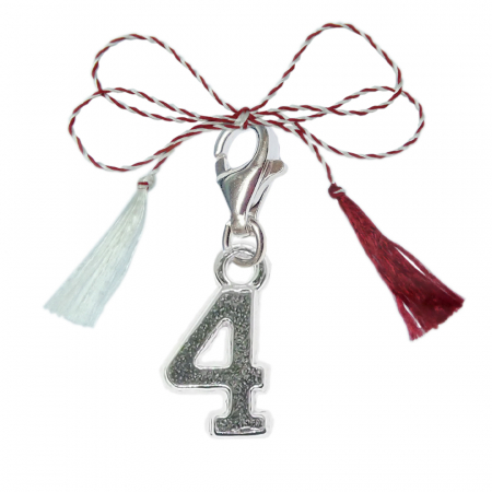 Pandantive - Martisor Pandantiv argint carabina Cifra 4 9524185 Dras