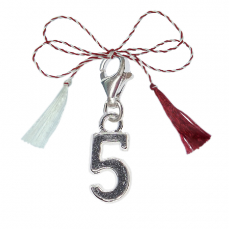 Pandantive - Martisor Pandantiv argint carabina Cifra 5 9525185 Dras