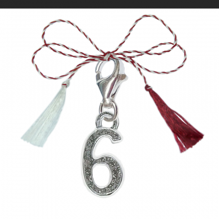Pandantive - Martisor Pandantiv argint carabina Cifra 6 9526185 Dras