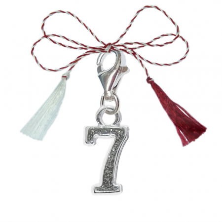Pandantive - Martisor Pandantiv argint carabina Cifra 7 9527185 Dras