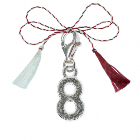 Pandantive - Martisor Pandantiv argint carabina Cifra 8 9528185 Dras