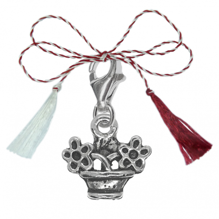 Pandantive - Martisor Pandantiv argint carabina Cos flori 9999200 Dras