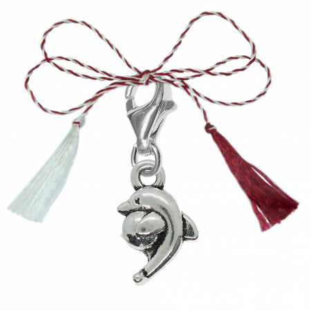 Pandantive - Martisor Pandantiv argint carabina Delfin cu minge 9875240 Dras