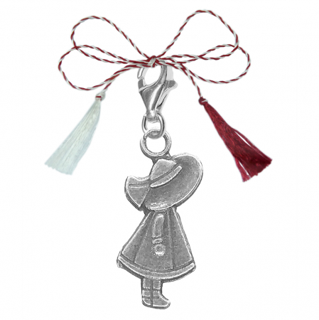 Pandantive - Martisor Pandantiv argint carabina Fetita palarie 9566250 Dras