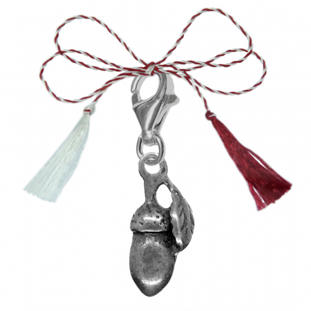 Pandantive - Martisor Pandantiv argint carabina Ghinda frunza 9720240 Dras
