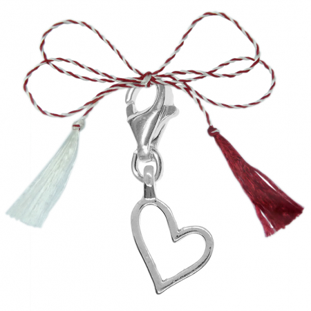 Pandantive - Martisor Pandantiv argint carabina Inimioara 1016816 Dras