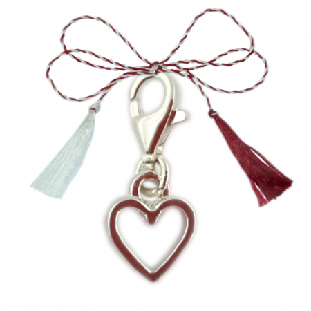 Pandantive - Martisor Pandantiv argint carabina Inimioara 9285100 Dras