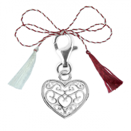 Pandantive - Martisor Pandantiv argint carabina Inimioara 9492160 Dras