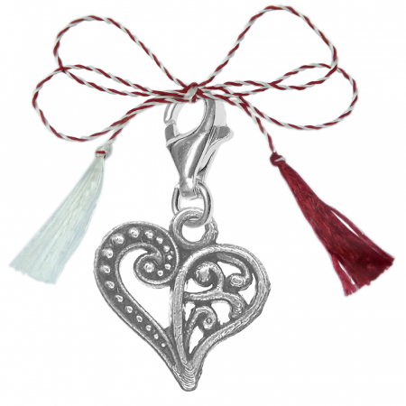Pandantive - Martisor Pandantiv argint carabina Inimioara 9560200 Dras