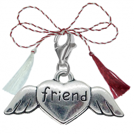 Toate produsele - Martisor Pandantiv argint carabina Inimioara friend 9559380 Dras