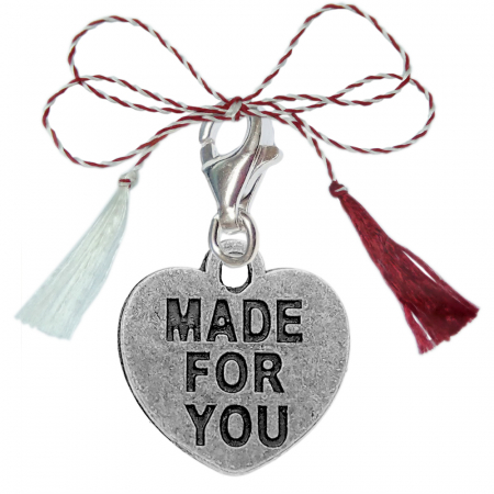 Pandantive - Martisor Pandantiv argint carabina Inimioara made for you 9573290 Dras
