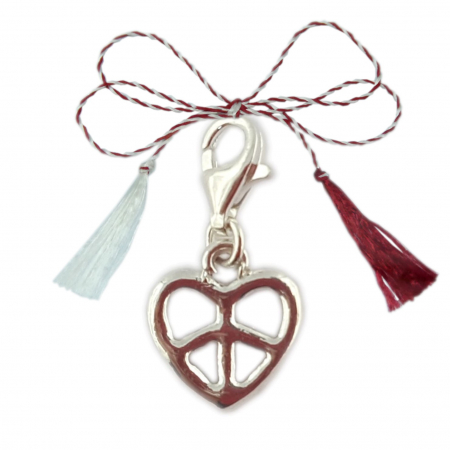 Pandantive - Martisor Pandantiv argint carabina Inimioara Semnul pacii 9261110 Dras