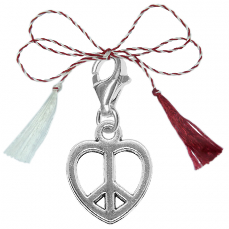 Pandantive - Martisor Pandantiv argint carabina Inimioara Semnul pacii 9571160 Dras